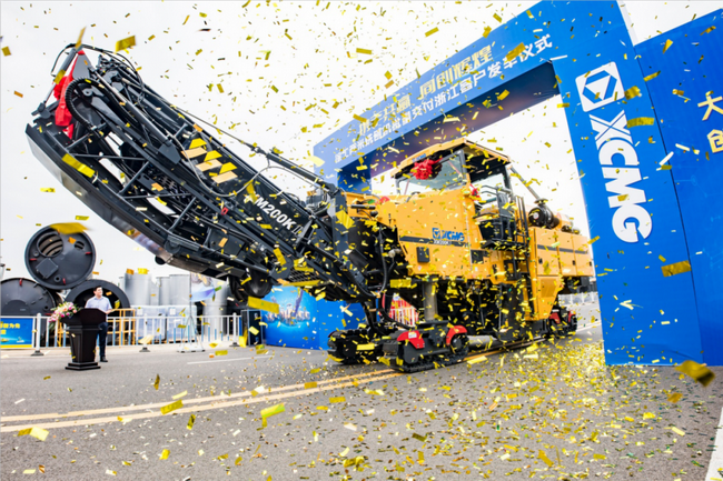sbXM200KⅡ大型铣刨机建设美丽浙江