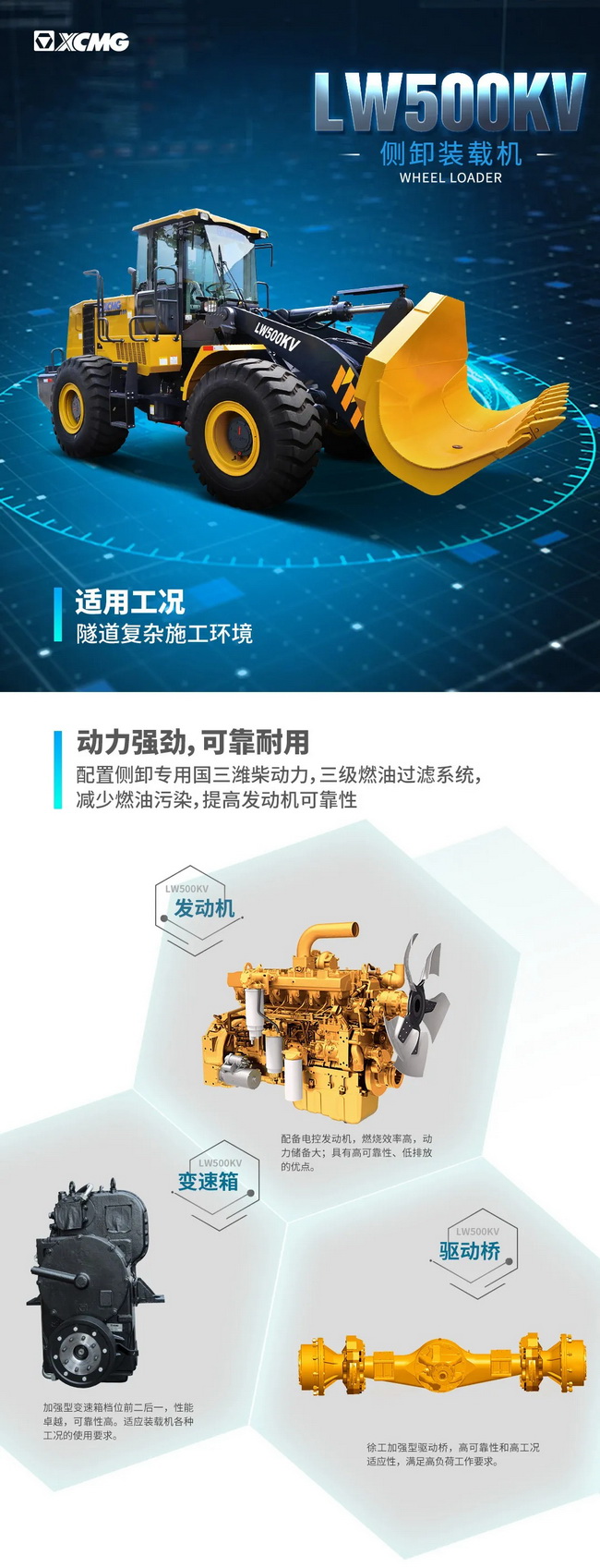 sbLW500KV侧卸装载机