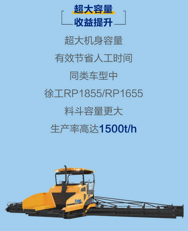 sb超大型摊铺机超大容量收益提升