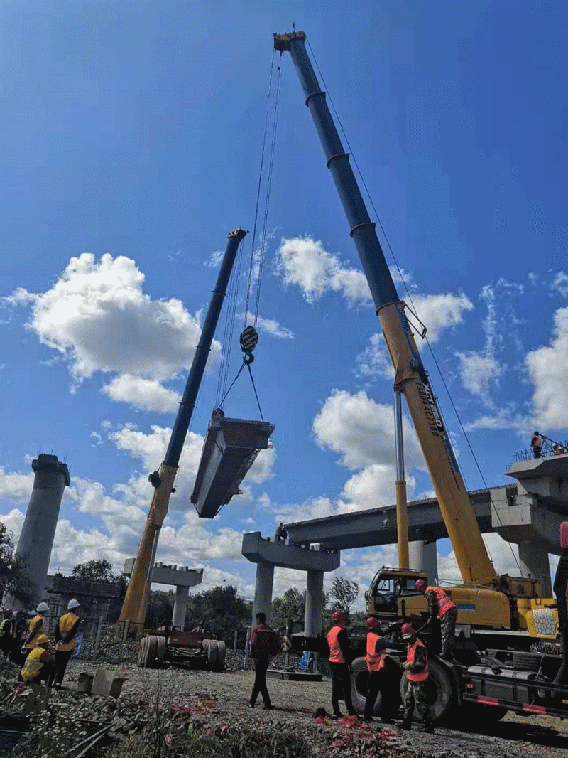 sbXCT130参与丰满水电站的新建工程