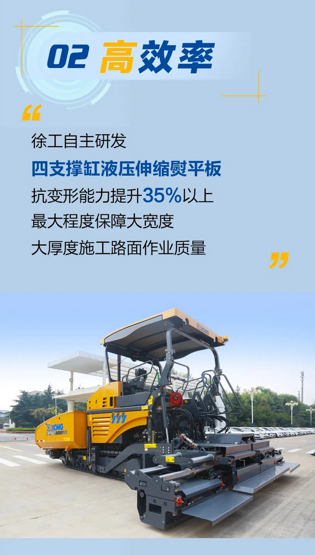 sbRP1003T摊铺机高效率