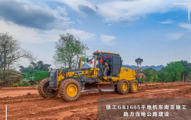 sbGR1605平地机东南亚公路建设