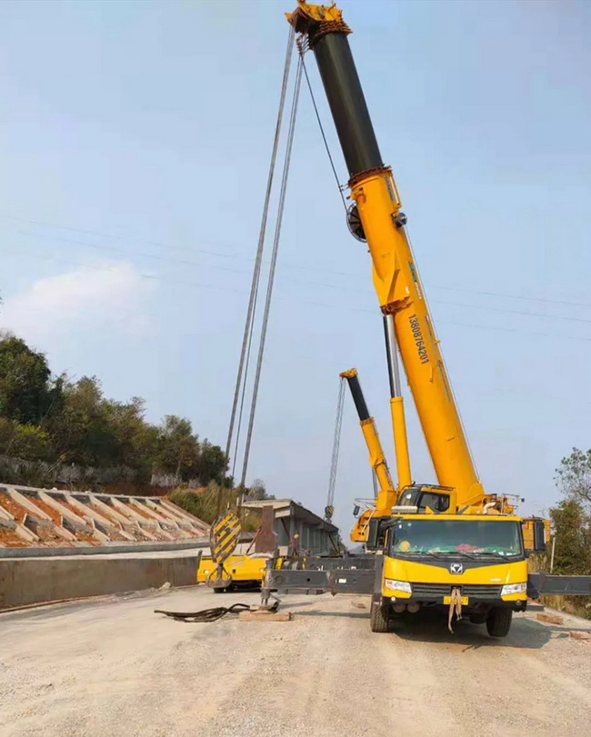 sb起重机助阵大瑞铁路桥梁建设