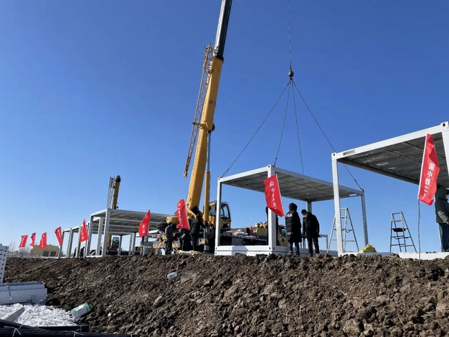 sb起重机建设方舱医院建设