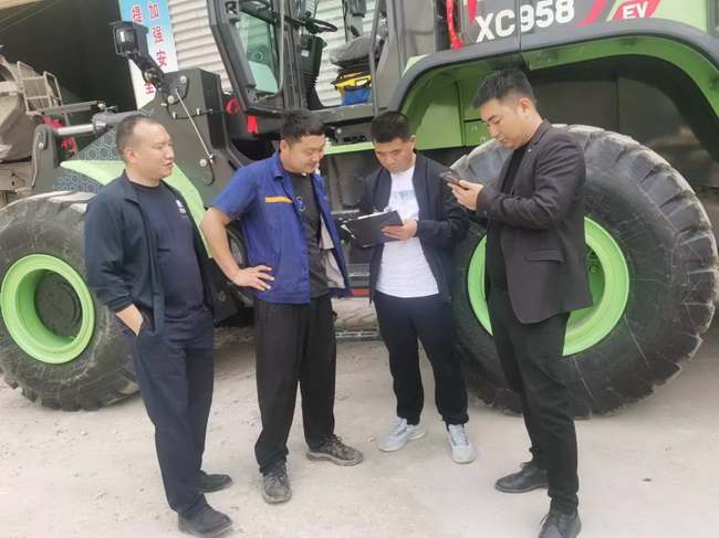 sbXC958-EV纯电动装载机交付河南省周口市大客户