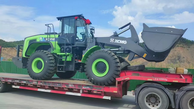 sbXC958-EV纯电动装载机交付南阳客户